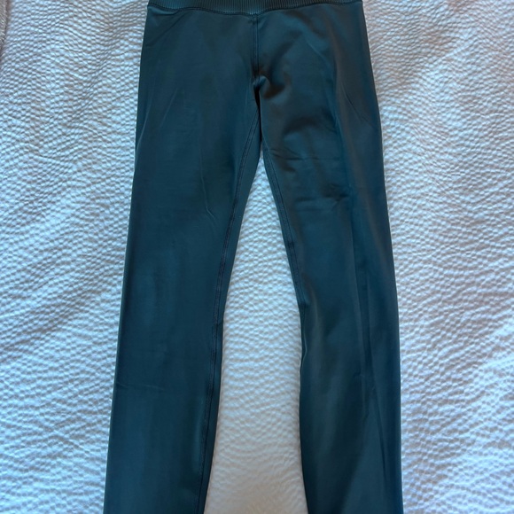 Vuori ribbed waist leggings sz small NWOT Blue/Green sea color - Picture 7 of 12